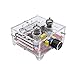 AOSHIKE Fever 6J1 Tube Amplifier Preamp Board HiFi Dual Channel Class A Volume Control Tone Preamplifier Board with Crystal Case
