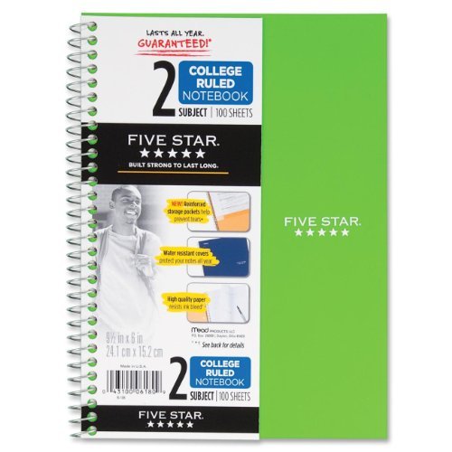 Five Star Notebooks Assorted 38057