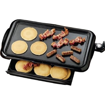 Amazon Com Brentwood Ts 840 Electric Griddle With Warming Drawer