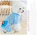 S-Lifeeling Puppy Clothes - Comfy Dog Pajamas & Jumpsuit with Stripes