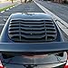Windshield Louver Fits 2009-2019 Nissan 370Z | IKON Style Rear Window Louvers Cover Sun Shade ABS by IKON MOTORSPORTS |  2010 2011 2012 2013 2014 2015 2016
