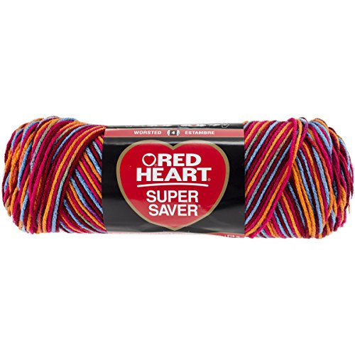 Coats yarn red heart super saver yarn, sunrise