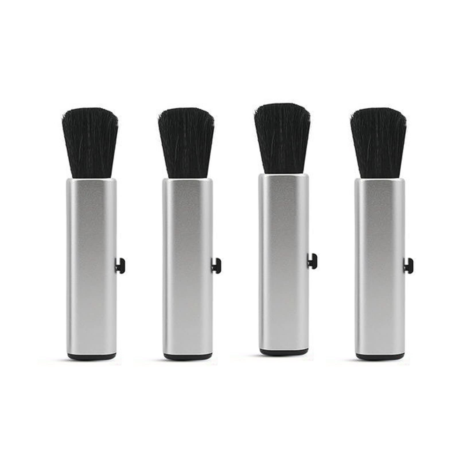 WANGCL 4 Pieces Portable Laptop Cleaning Brush for Laptops Keyboard Mobile Phones Cameras Digital Products Auto Accessories（Silver）