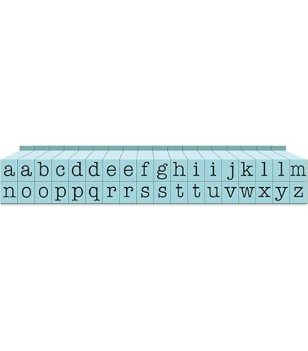 Clickable Lowercase Stamp Set By Recollections - View #6