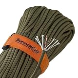Titan Paracord 620 LB SurvivorCord | 100 FEET, Olive-DRAB