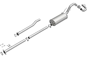 BRExhaust Replacement Exhaust System Kit 106-0389: Compatible with 1995-2004 Toyota Tacoma 3.4L