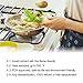 Stove Burner Covers 8 Pack Burner Protectors - Aubuytech FDA Aprroved Gas Range Protectors|Reusable Stovetop Burner Liners - Heat Resistant & BPA Free and Keep Your Stovetop Clean (Sliver)