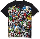 Liquid Blue mens Plus-size Colored Clowns T-shirt T
