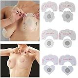 10 x Nipple Pasties Nippleless Cover & 10 x Bra Lift Tape Adhesive Disposable