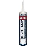 Surebond-SB-188 T High-Temp Silicone Sealant, 10.3 fl. oz. Cartridge - Black
