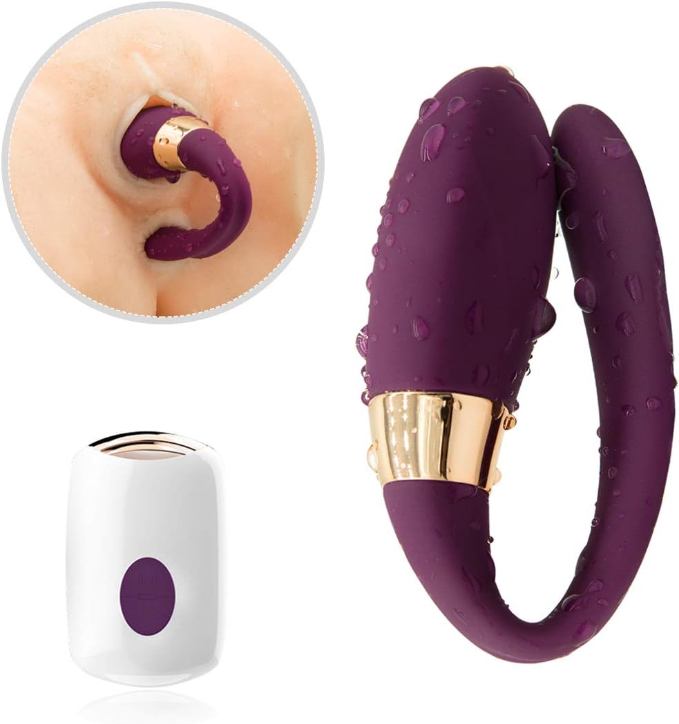 U Shape Couple Love Stimulation Wireless Sucking Toy with Strong Patterns Handsfree USB Waterproof Wand for Sore Back Foot Neck Leg