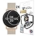 for Skagen Falster Smartwatch Screen Protector (2 Units) with Lifetime Replacement Warranty Invisible Protective Screen Guard - Smooth/Self-Healing/Bubble -Free by IPG