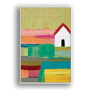 Framed Canvas Wall Art for Living Room, Bedroom Minimalist Abstract Canvas Prints for Modern Home Decoration Ready to Hang - 16"x24" inches