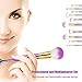 12PCS Makeup Brush Set, 10PCS Professional Mermaid Makeup Brushes + 1PCS Brush Egg + 1PCS Silicone Sponge for Foundation Eye Shadow Eyebrow Eyeliner Blush Powder or Creams