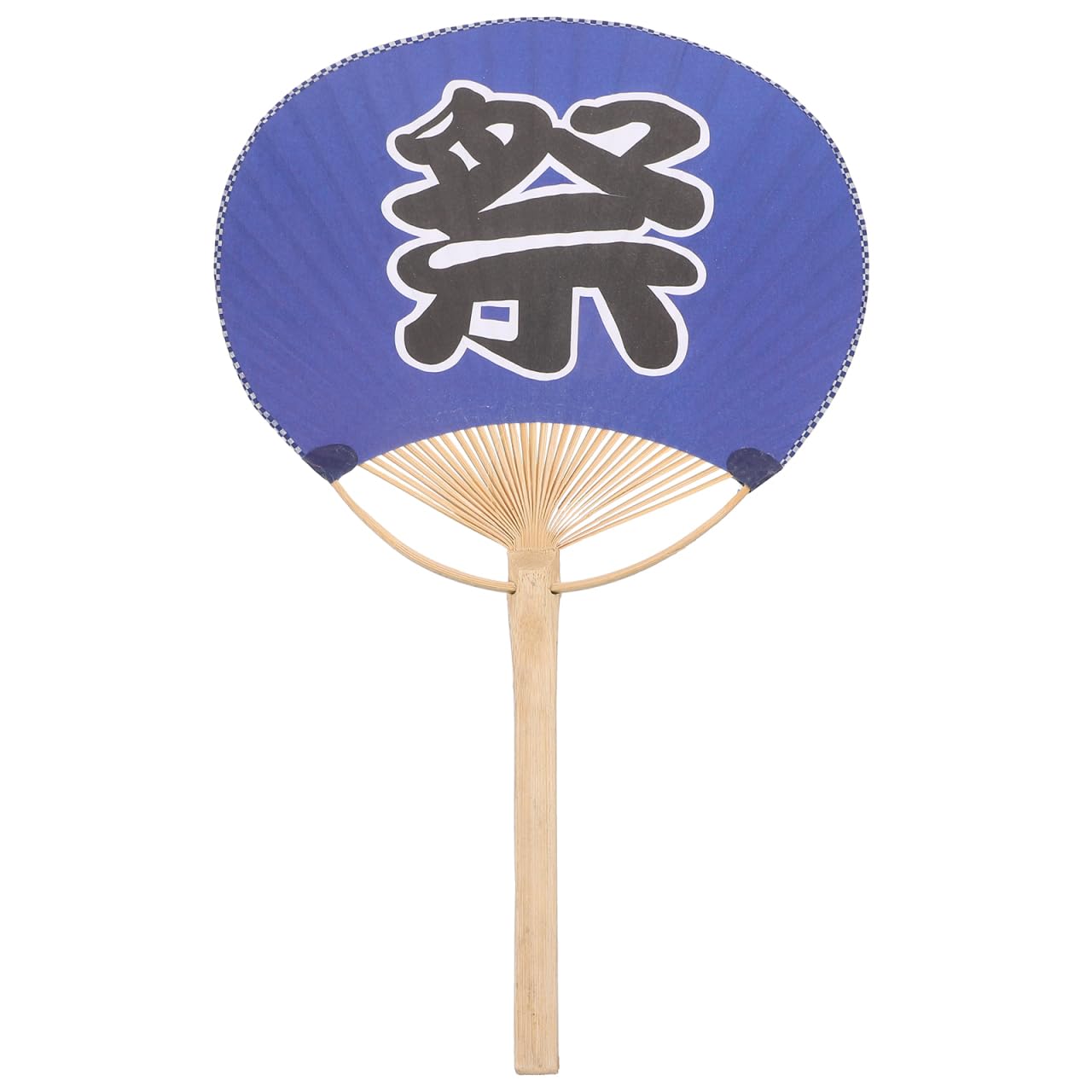 CALLARON CALLRON Japanese Festival Hand Fan Round Handheld Fan Portable Vintage Paper Fan Traditional Palace Paddle Dance Fan for Women 37.5 x 23 cm