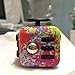 Fidget Cube Attention Cube Relieves Stress and Anxiety Educational Development Toys, Fidget Toys, Killing Time for ADD, ADHD, Anxiety, and Autism Kids and Adults (Rainbow)