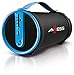 Axess SPBT1033 Portable Bluetooth Indoor/Outdoor 2.1 Hi-Fi Cylinder Loud Speaker with Built-In 4