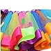 MOLFROA Baby Girls Colorful Layered Dance Outdoor Rainbow Tutu Skirt 6-7 Years