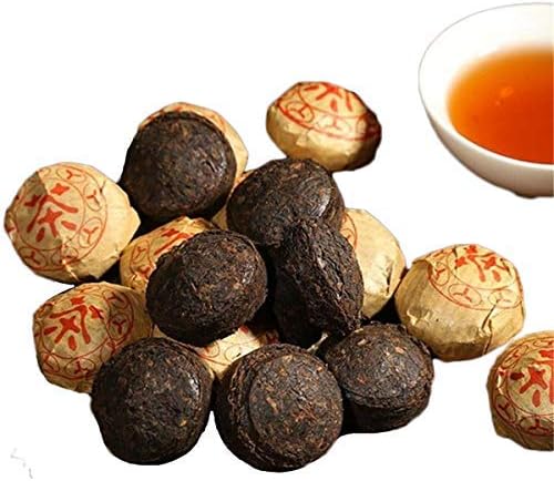 250g (0.55LB) Puer Tea Mini Cakes Yunnan Cooked Pu'er Tea Black Tea Chinese Tea Pu er Tea Ripe Tea Puerh Tea Healthy Food Pu-erh Tea Old Trees Pu erh Tea Cooked Tea Red Tea