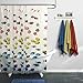 Maytex Photoreal New School Waterproof PEVA Shower Curtain