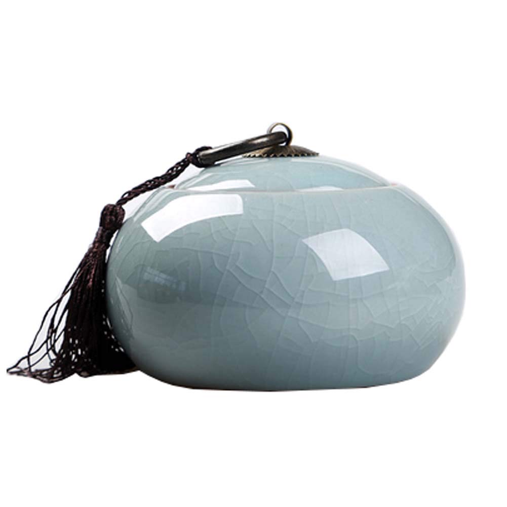 Chinoiserie Tea Caddy Coffee Sugar Sealed Storage Jars Tea Box Kungfu Tea Supplies, E-02