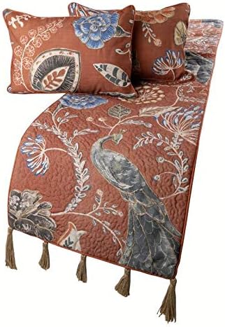Amazon Com The Homecentric Orange Bed Runner King Size 90 X18