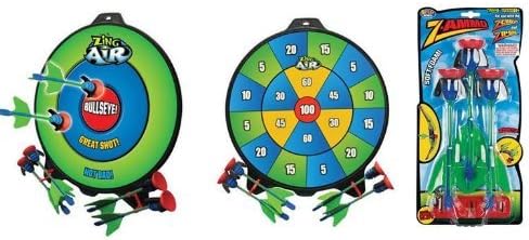 Zing Air Mega Target 18" Double Sided + Z Ammo Zartz Suction Cup Refill (3 arrows)