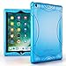 ARMERA New iPad 9.7 Inch 2018 2017 Case, Heavy Duty Extra Corner Shockproof Silicone Protection Anti Slip Kids Safe Cover For Apple iPad 9.7 inch 2018 and 2017 Releases, Blue