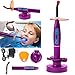 APHRODITE US WAREHOUSE Wireless Cordless Big Power LED Light with Charging 1500mw Whitening Tip Purple By East