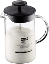 Bodum Milk Frother Black Transparent 250 ml Borosilicate Glass view 2