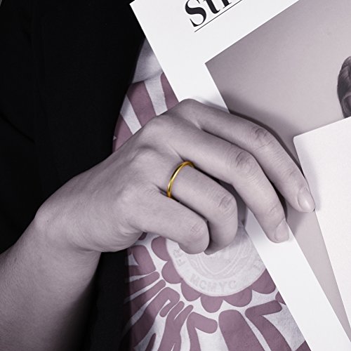 Three Keys Jewelry 2mm Tungsten Carbide Wedding Ring for Women Wedding