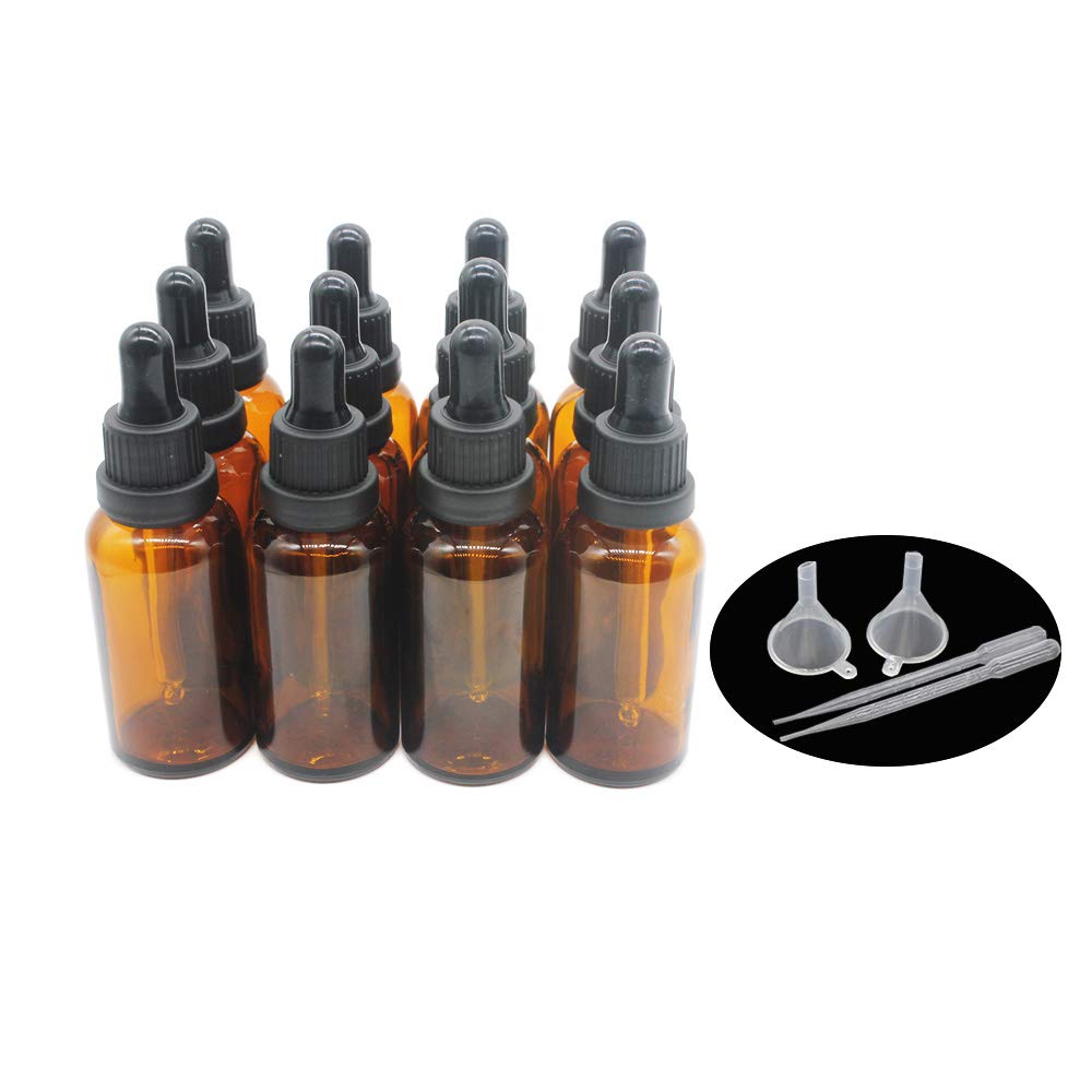 olio con contagocce di vetro