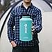 45 Degree Latitude Beer Growler, Enjoy Your Favorite Craft Beer Or IPA From The Comfort Of Your Own Home, Stainless Steel Growler 64 oz - Celeste Green