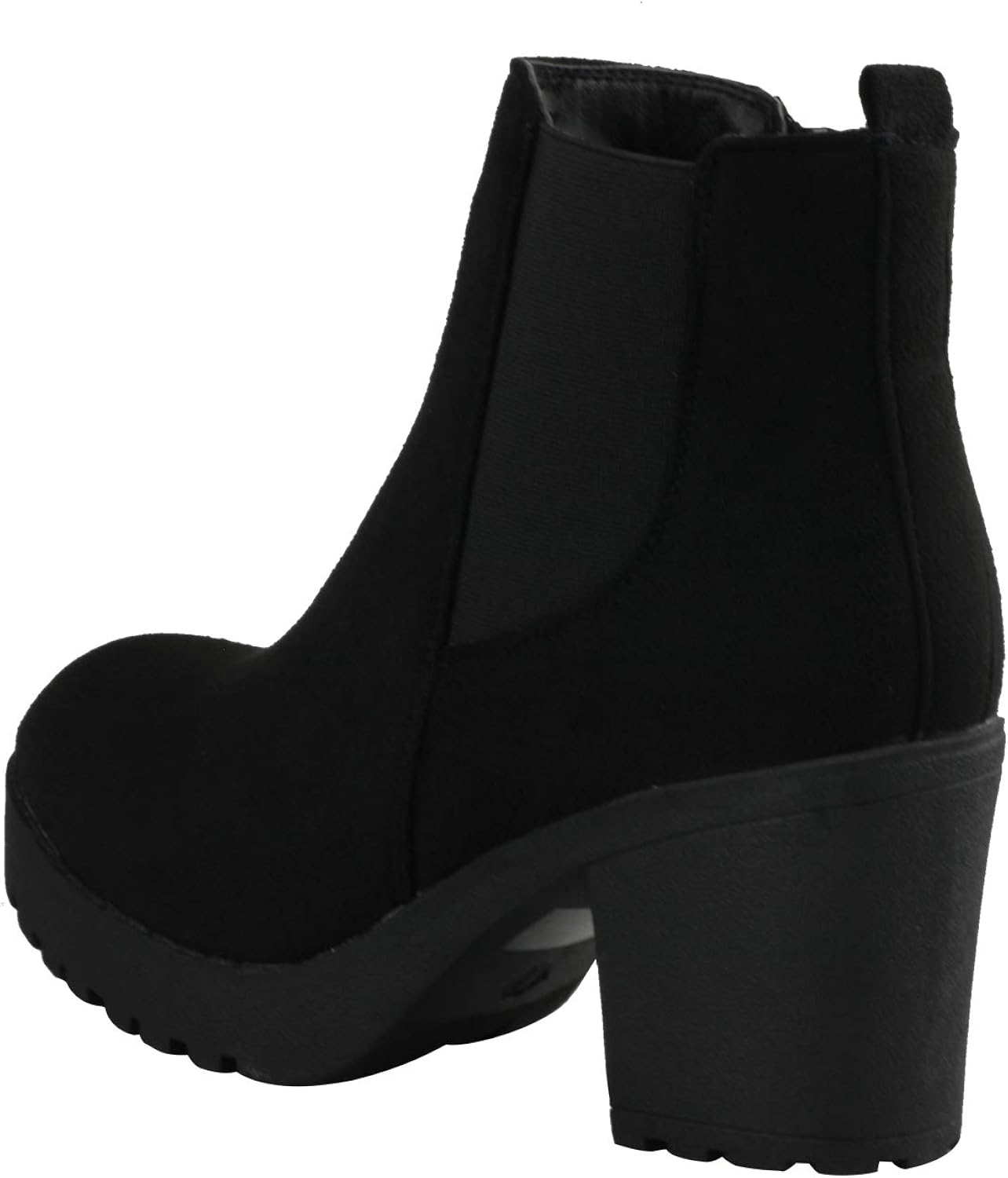 Bingua.com - Botines de tacÃ³n alto para mujer, con cierre lateral, con  cremallera, para mujer, Negro, 6