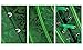 Kimring Women's Vintage Palace Jacquard Sweetheart Body Shaper Strapless Overbust Corset Green Medium
