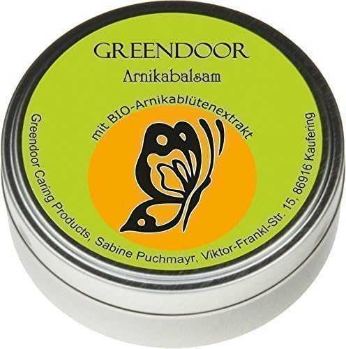 Arnica balm - with BIO Arnica flower extract, bio Cocoa butter + Avocado oil, only real mit dem Butterfly