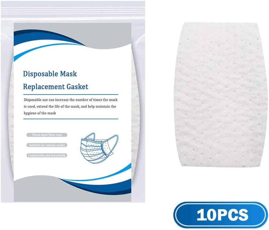 Rbxibibx Fáce Másk Disposable Non-Woven Mǎsk Pad Breathable Respirator Filter Protective Pads