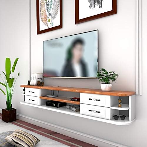 壁掛けテレビ台 壁掛けテレビキャビネット小さなアパートラック壁近代的なミニマリストのダブル収納キャビネットシンプルな壁掛けキャビネットセットトップ ボックスの装飾壁の装飾 春の新作続々