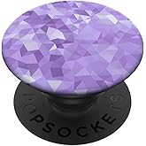 Cool Modern Purple Ombre Gradient Geometric Pattern PopSockets Adhesive PopGrip