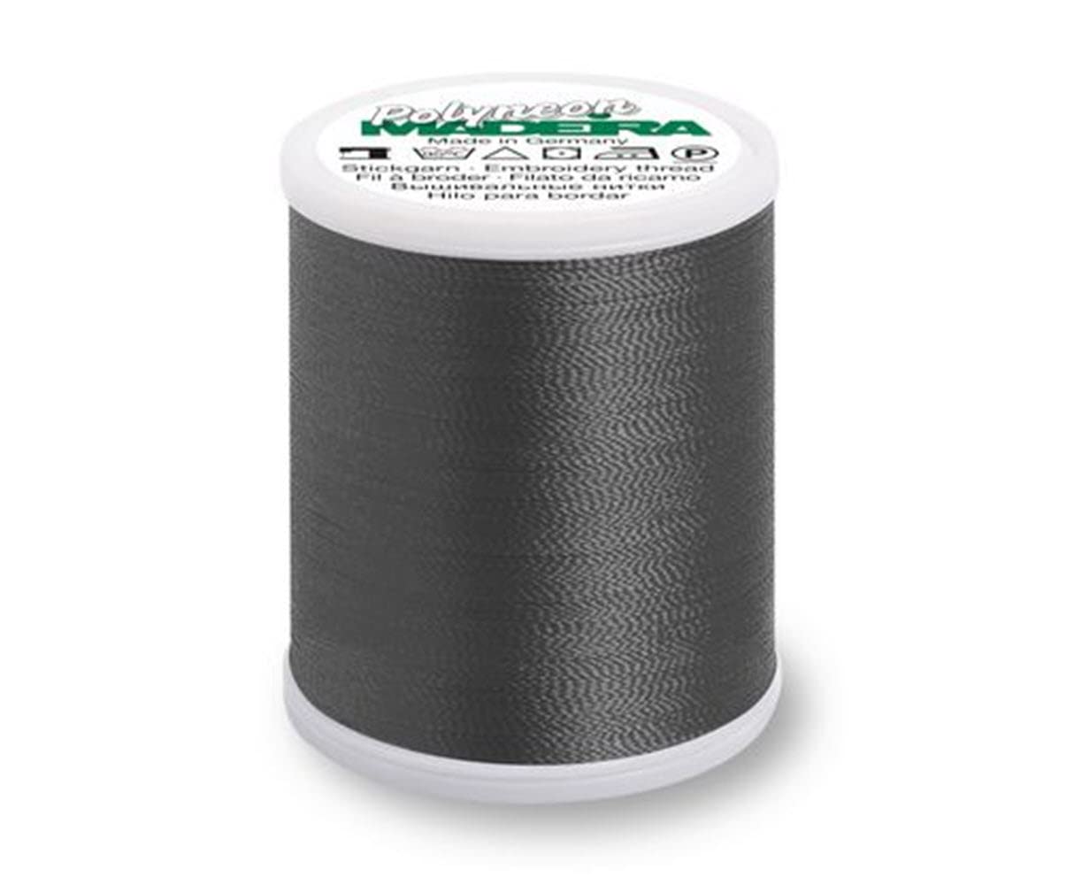 Madeira M9847-1640 Polyester Embroidery Thread Box 1640 Grey 1000m