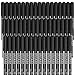 ARTEZA Black Dry Erase Markers Pack of 52, Fine Tip, Low-Odor Black Ink, Classroom-Preferred Whiteboard Markers