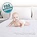 Sable Mattress Pad Protector, Queen Size Waterproof Quilted Topper Cover with FDA Certified Hypoallergenic Down Alternative Fill, Antibacterial, Dust Mite Protection, Deep Pocket Fitted Skirt 16 Inch