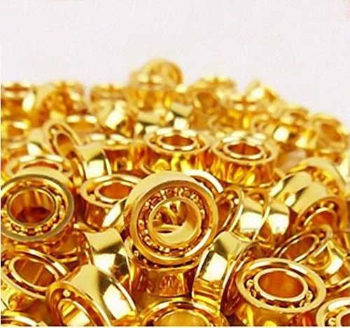 YOSTAR Yo yo Bearing Remover Set, Pack of 2 MAGICYOYO 10 Balls Golden Plating Yoyo Bearing, 2pcs Screw 10mm M4, 1pcs Professional Yoyo String, 1pcs Bearing Remover - Thumbnail 3