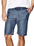GUESS Men's Finees Chambray Shorts