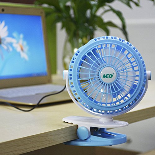 image for MED FAN TOMOTO Mini Battery Operated Clip Fan,Sall Portable Fan Powere