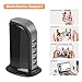 WiFi Spy Hidden USB Charger Camera-ESLIBAI Desktop Charging Station 1080P Mini Wireless Nanny Cam with 5-USB Port Plug Motion Detection, Loop Record,Phone Charging and More