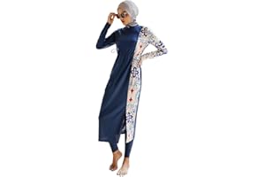 Muslim Swimsuits for Women Modest Islamic Arabic Swimwear Burkini Full Cover Hijab Top Pants Swim Cap Bathing Suits