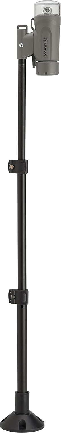 Attwood 14192-7 Water-Resistant Deck Mount LED Navigation Light Kit, Marine Gray Finish, One Size : Sports & Outdoors