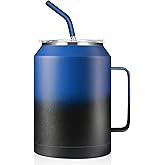 Zenbo 50 oz Mug Tumbler – Stainless Steel Vacuum Insulated Mug with Handle,Lid and Straw,Keeps Drinks Cold up to 36 Hours – Sweat-Proof Body, Dishwasher Safe
