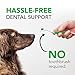 VetriScience Healthy Mouth Dental Chews, Perio Plus Sticks for Dogs, with Probiotics, Spirulina & Zeolites, Breath Freshening, Plaque & Tartar Control, Chicken, 30 Count